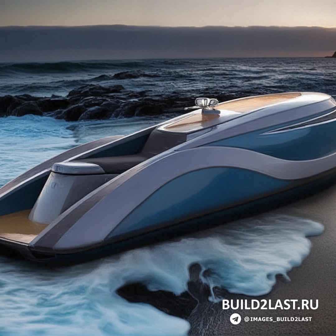 Гидроцикл V8 Wet Rod на фоне морского горизонта, демонстрирующий свой стильный дизайн и мощные линии корпуса