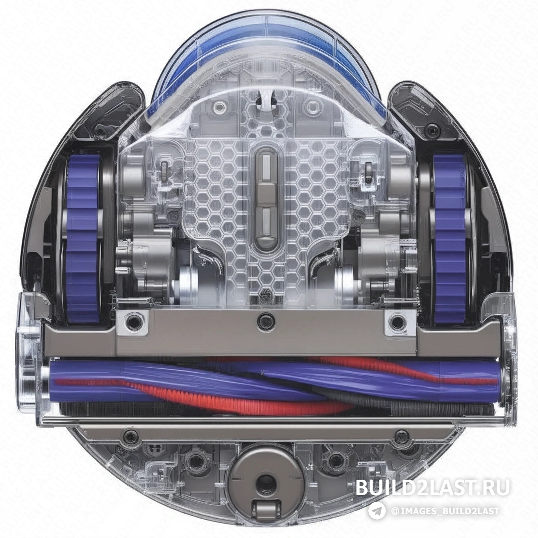 Робот Dyson Vacuum 360 Eye в процессе зарядки на станции